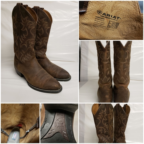 NWOB ARIAT Distressed Heritage Boots.  Sz 8.5